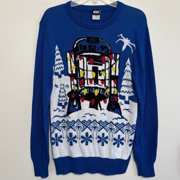 Star Wars Christmas R2D2 Sweater Size Small - Picture 1 of 10
